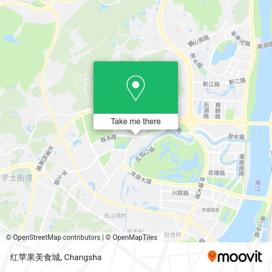 红苹果美食城 map
