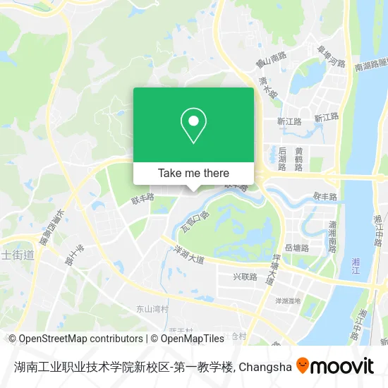 湖南工业职业技术学院新校区-第一教学楼 map