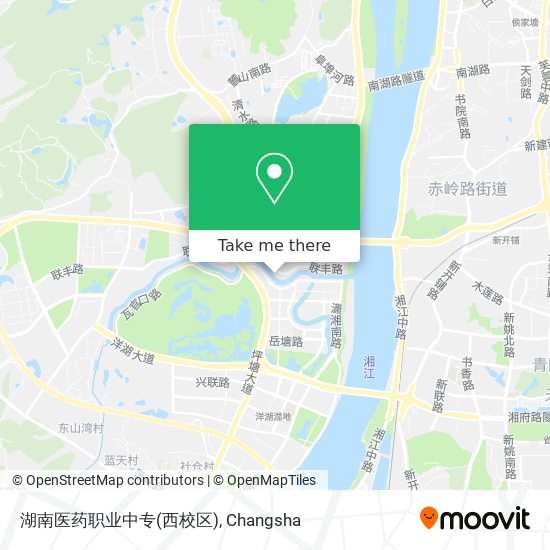 湖南医药职业中专(西校区) map