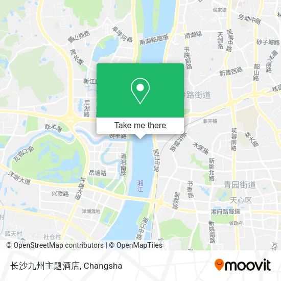 长沙九州主题酒店 map