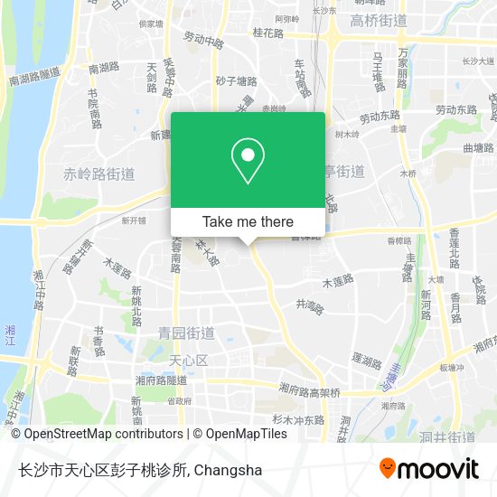 长沙市天心区彭子桃诊所 map