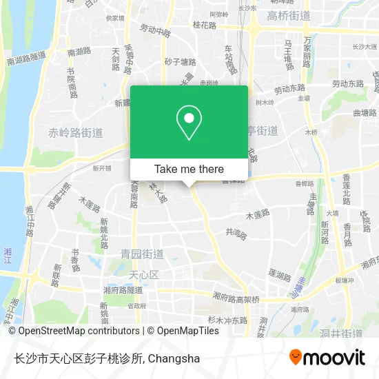 长沙市天心区彭子桃诊所 map