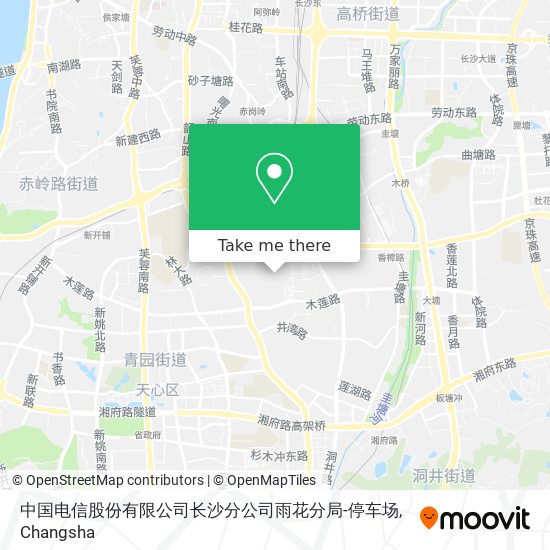 中国电信股份有限公司长沙分公司雨花分局-停车场 map