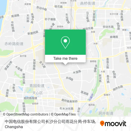 中国电信股份有限公司长沙分公司雨花分局-停车场 map