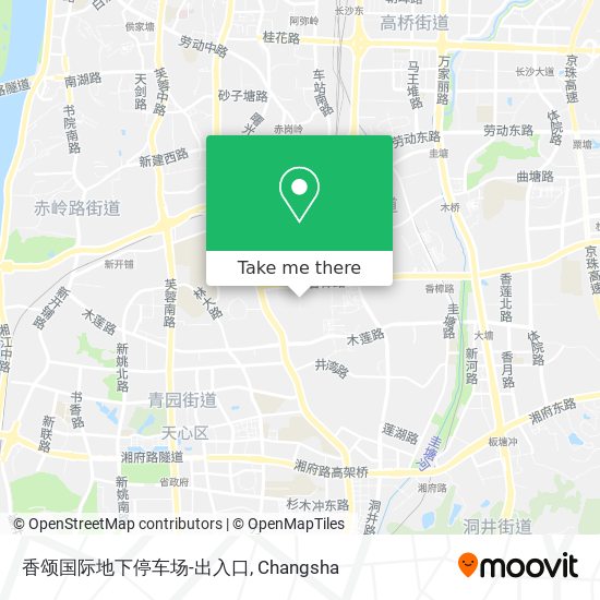 香颂国际地下停车场-出入口 map