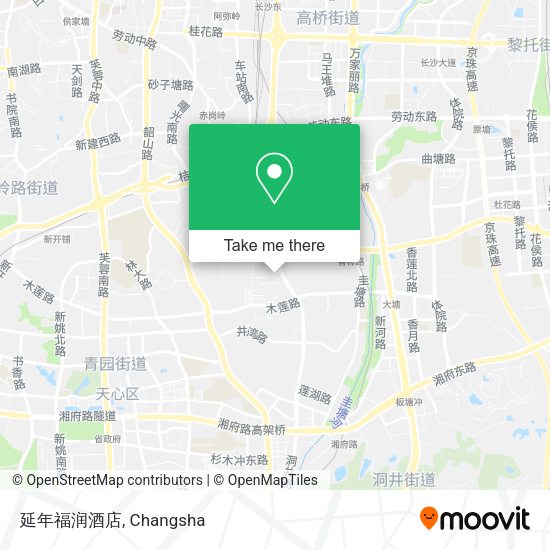 延年福润酒店 map