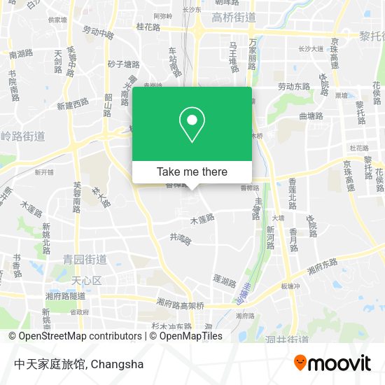 中天家庭旅馆 map