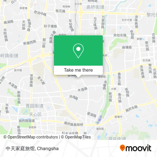 中天家庭旅馆 map