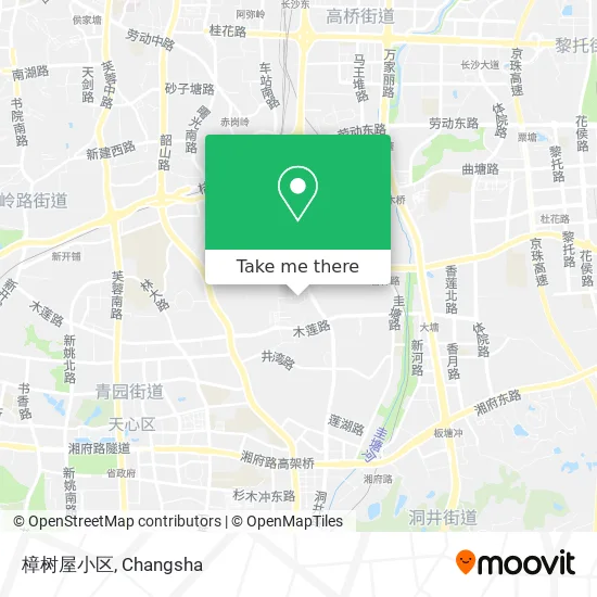 樟树屋小区 map