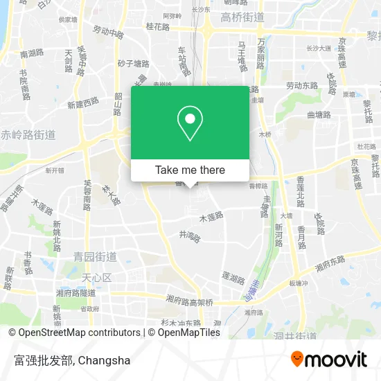 富强批发部 map