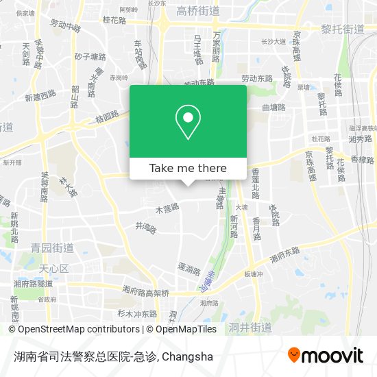 湖南省司法警察总医院-急诊 map