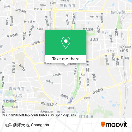 融科前海天地 map