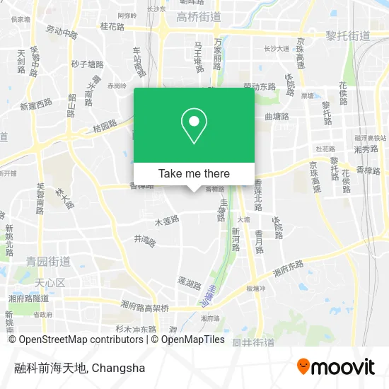 融科前海天地 map