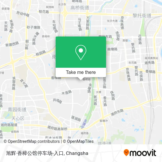 旭辉·香樟公馆停车场-入口 map
