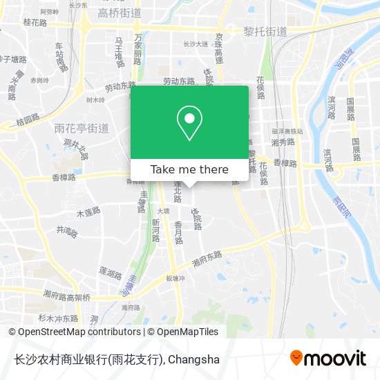 长沙农村商业银行(雨花支行) map