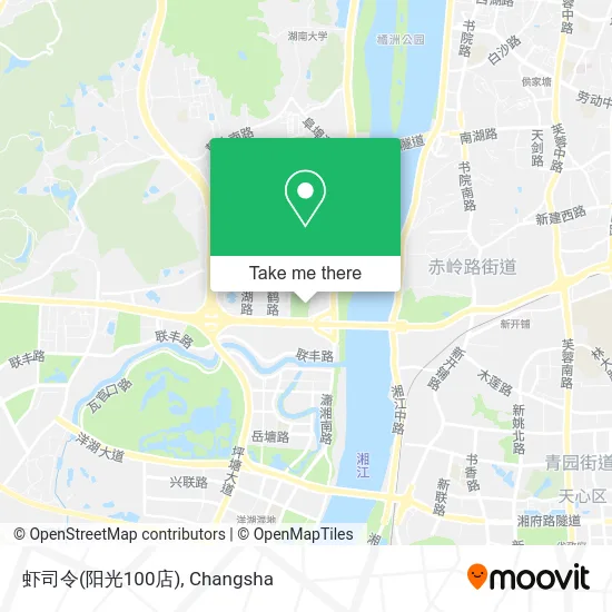 虾司令(阳光100店) map