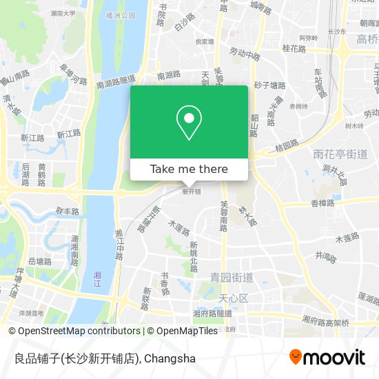 良品铺子(长沙新开铺店) map