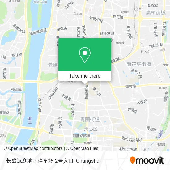 长盛岚庭地下停车场-2号入口 map