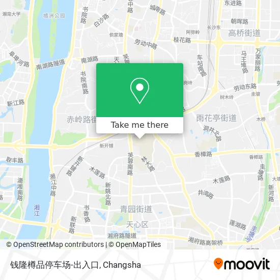 钱隆樽品停车场-出入口 map