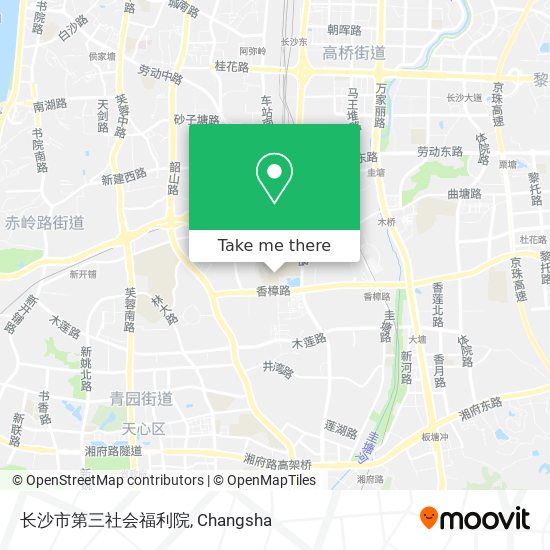 长沙市第三社会福利院 map