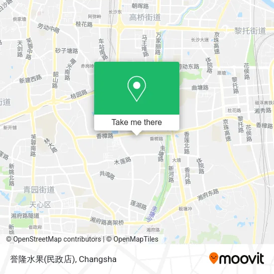 誉隆水果(民政店) map