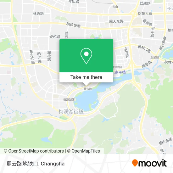 麓云路地铁口 map