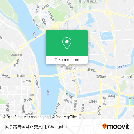 凤亭路与金马路交叉口 map