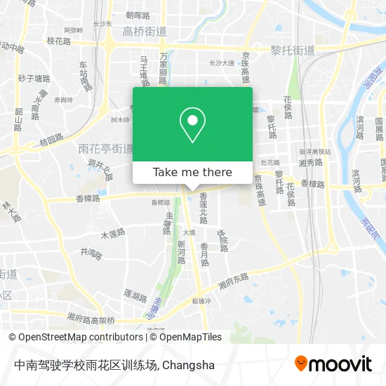中南驾驶学校雨花区训练场 map