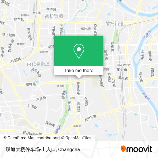 联通大楼停车场-出入口 map