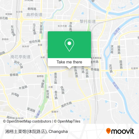 湘栩土菜馆(体院路店) map