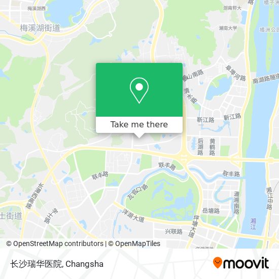 长沙瑞华医院 map