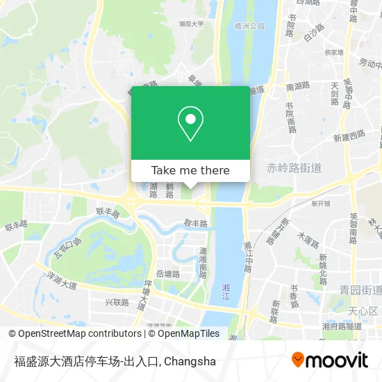 福盛源大酒店停车场-出入口 map