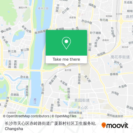 长沙市天心区赤岭路街道广厦新村社区卫生服务站 map