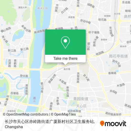 长沙市天心区赤岭路街道广厦新村社区卫生服务站 map