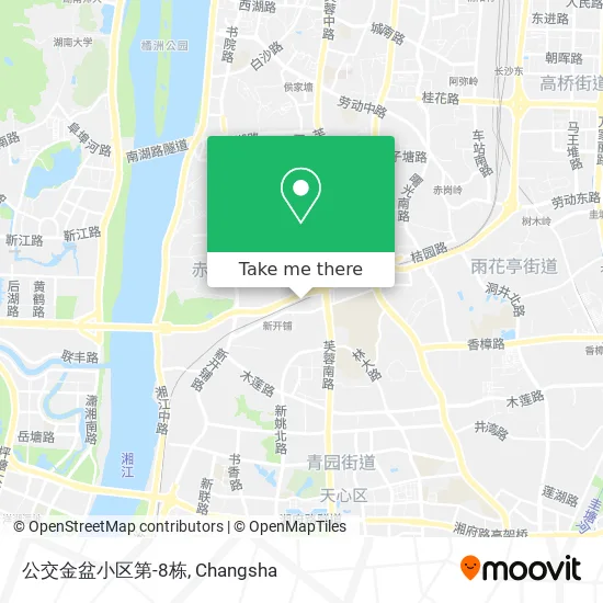 公交金盆小区第-8栋 map