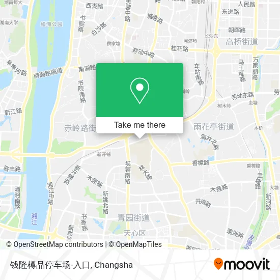 钱隆樽品停车场-入口 map