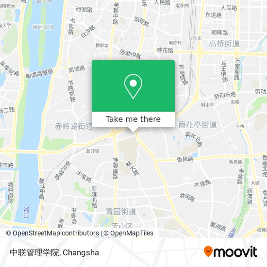 中联管理学院 map