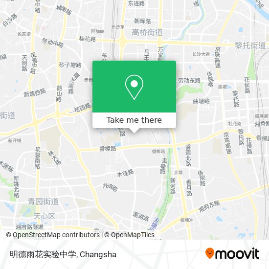 明德雨花实验中学 map