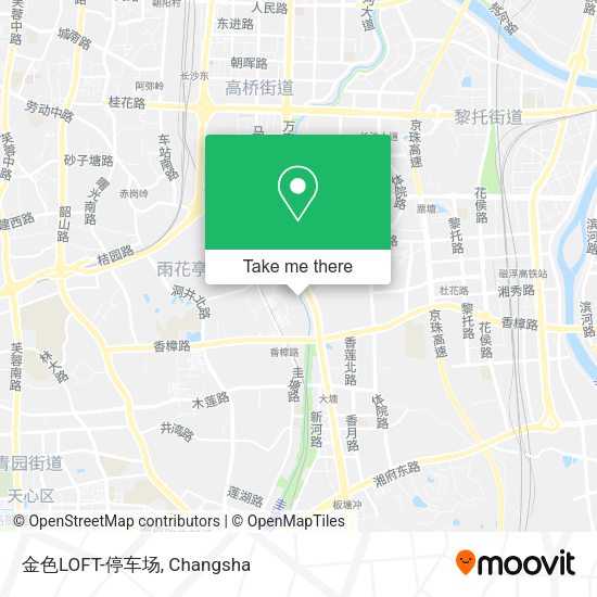 金色LOFT-停车场 map