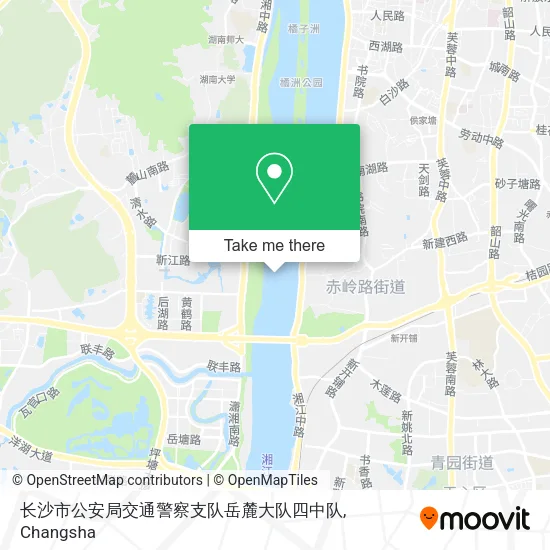 长沙市公安局交通警察支队岳麓大队四中队 map