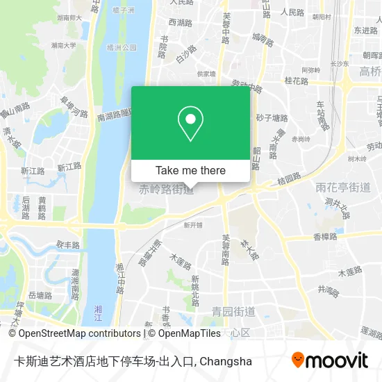 卡斯迪艺术酒店地下停车场-出入口 map