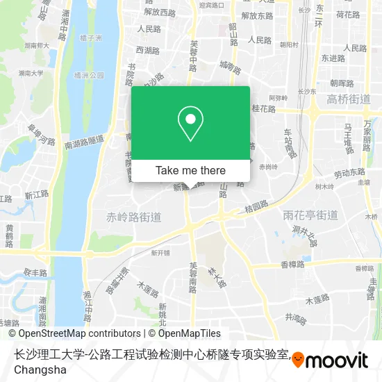 长沙理工大学-公路工程试验检测中心桥隧专项实验室 map