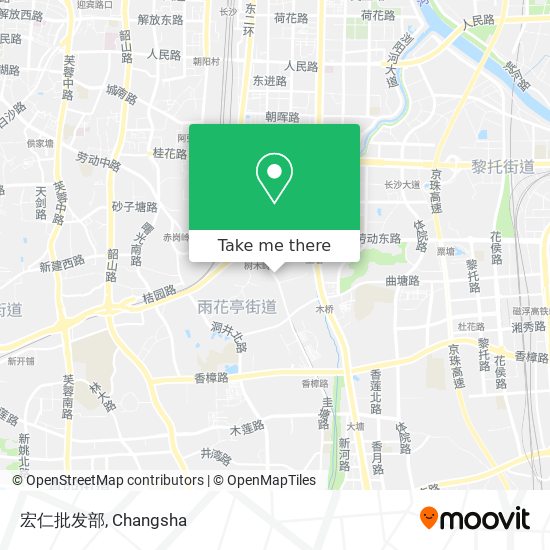 宏仁批发部 map