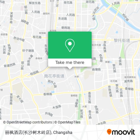 丽枫酒店(长沙树木岭店) map