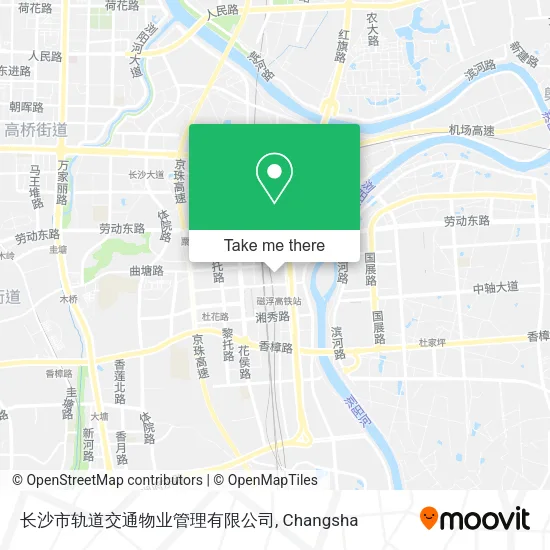长沙市轨道交通物业管理有限公司 map