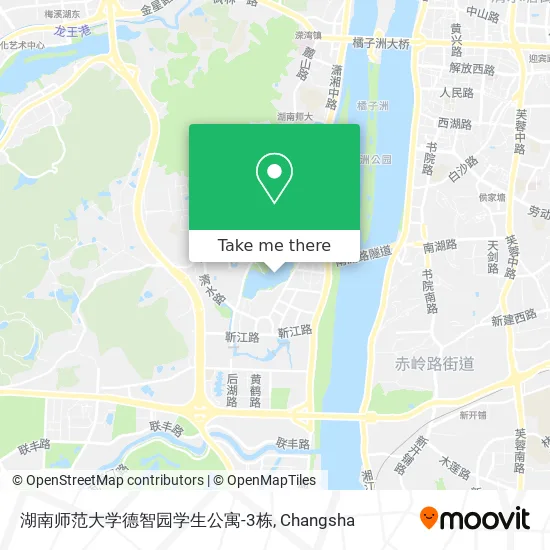 湖南师范大学德智园学生公寓-3栋 map