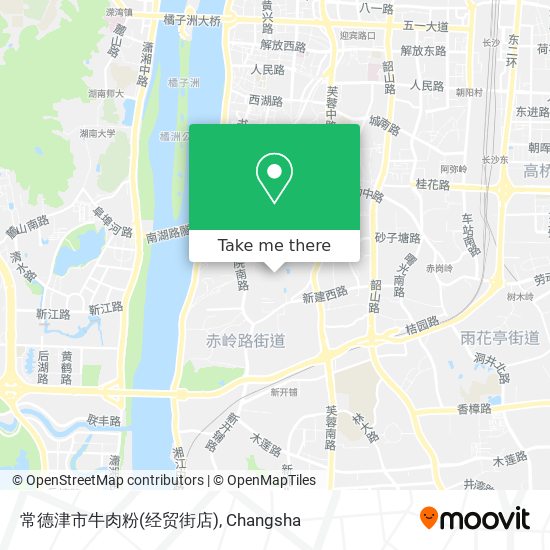 常德津市牛肉粉(经贸街店) map