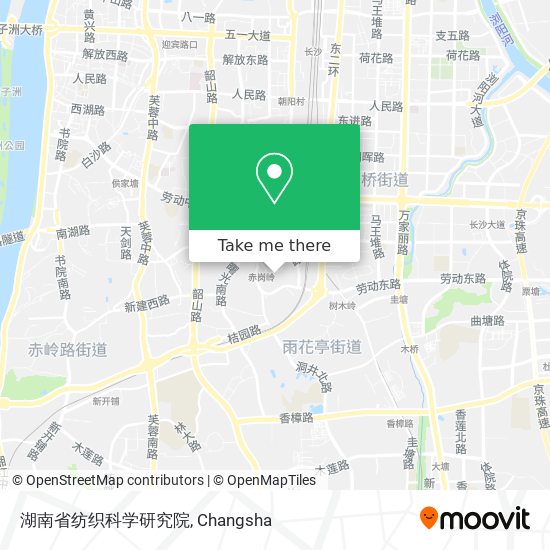 湖南省纺织科学研究院 map