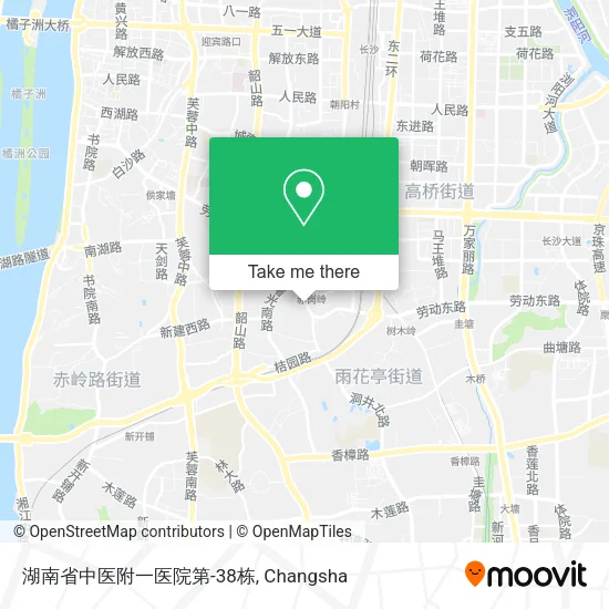 湖南省中医附一医院第-38栋 map
