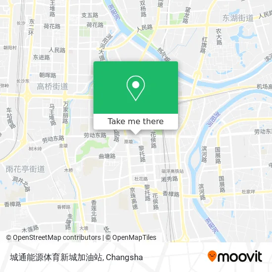 城通能源体育新城加油站 map